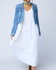 Hamptons Dress - Natural White