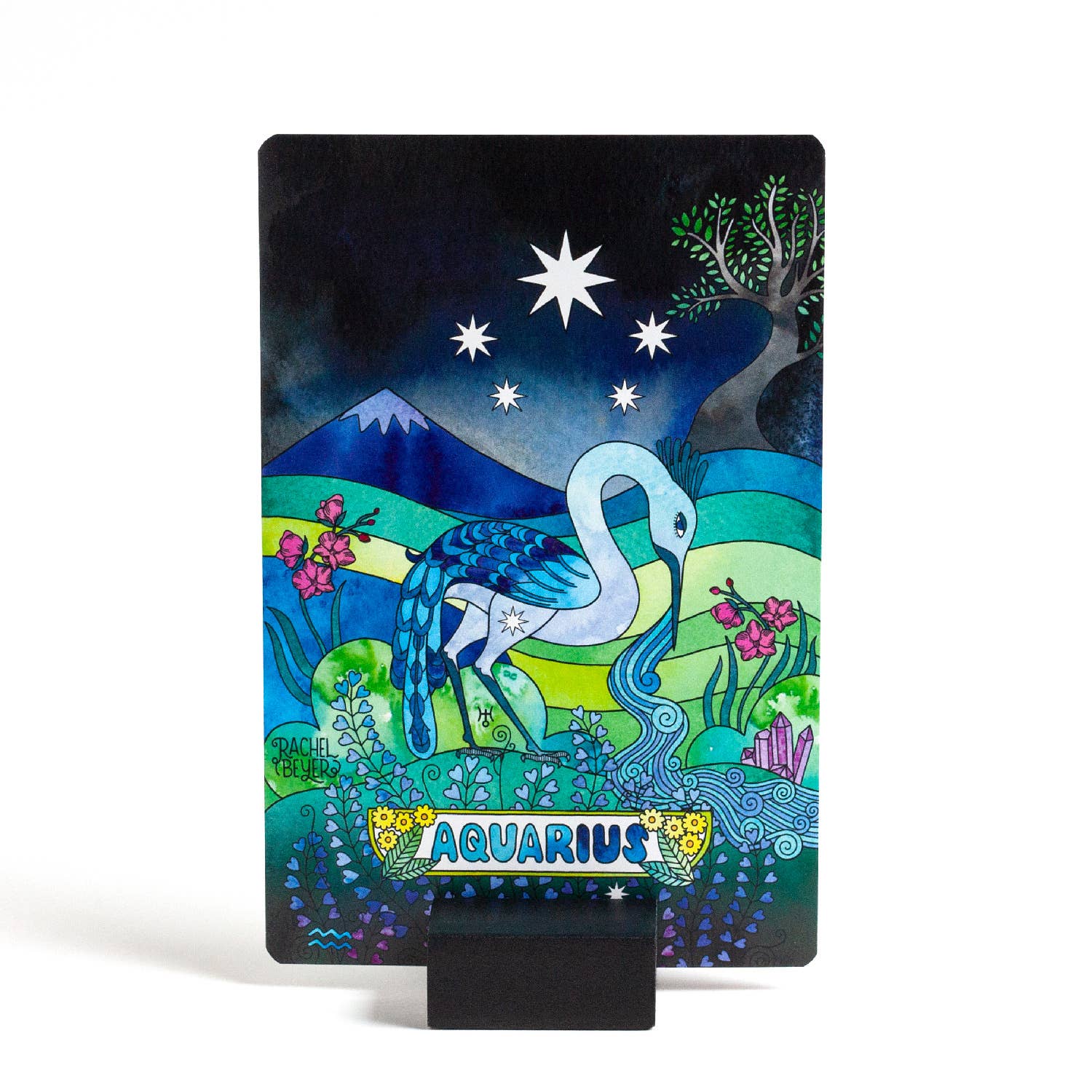 Aquarius Zodiac Mini Art Print