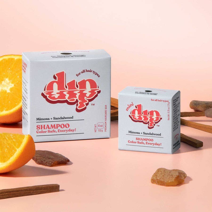 Mini Dip Color Safe Shampoo Bar for Every Day - Mimosa &amp; San