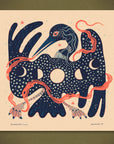 The Looner Cycle - 8x8 Nature Wilderness Art Print