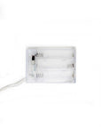 LED Silv Copper Fairy Lights Battery/Timer - Warm White