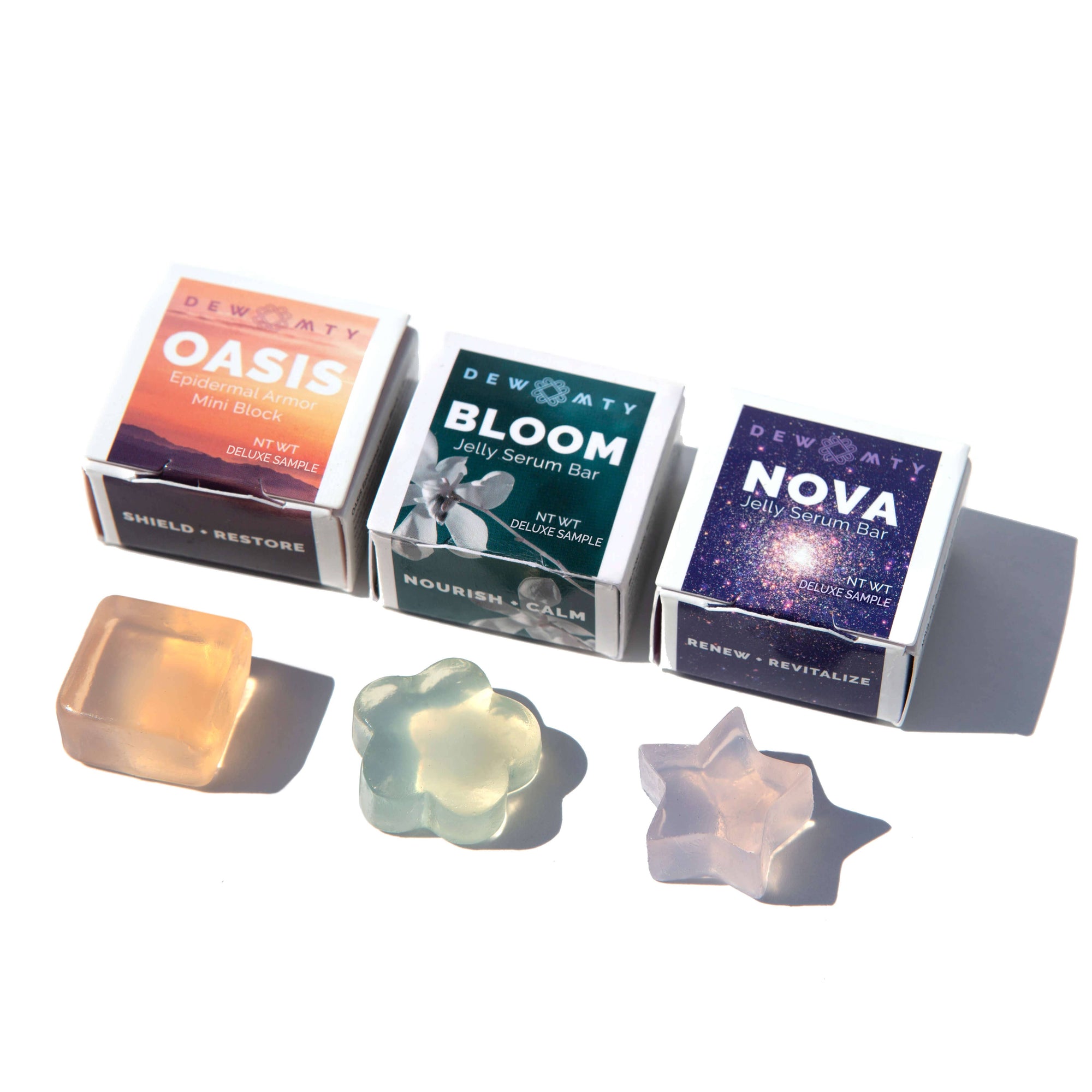 THE TRIO DELUXE FACE SAMPLE SET: OASIS, BLOOM, &amp; NOVA