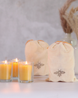 Votive Candles – 100% Pure Beeswax – 15hr Burn