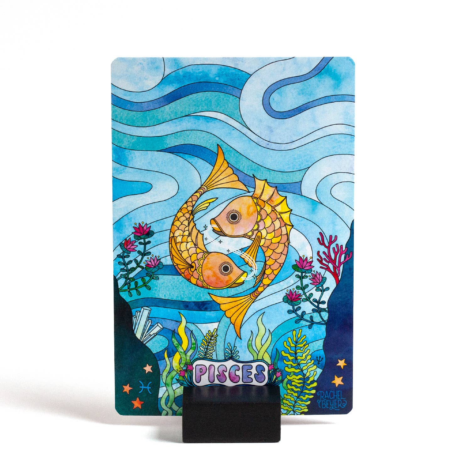 Pisces Zodiac Mini Art Print