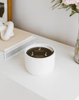 Calyan Wax Co. - Oakmoss + Amber - 3 Wick Ceramic Soy Candle