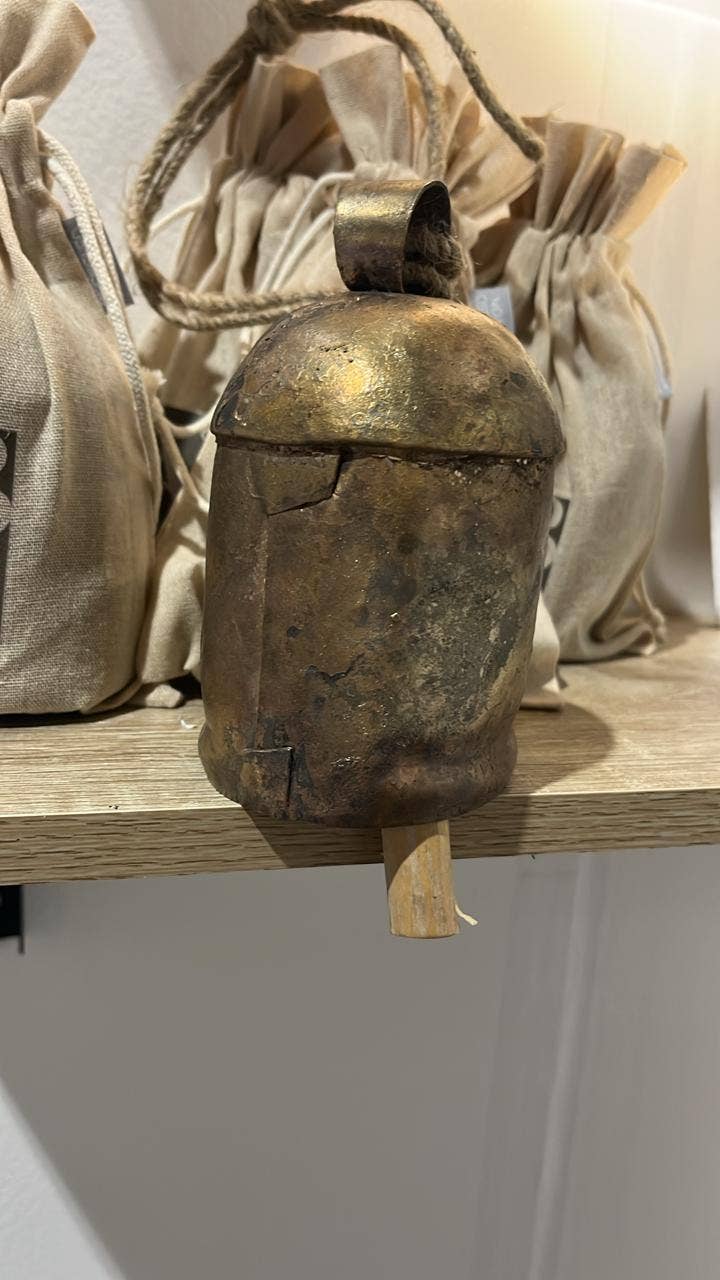 Medium Brass Bell 5” – Shelf Styling,Mindfulness Home Decor