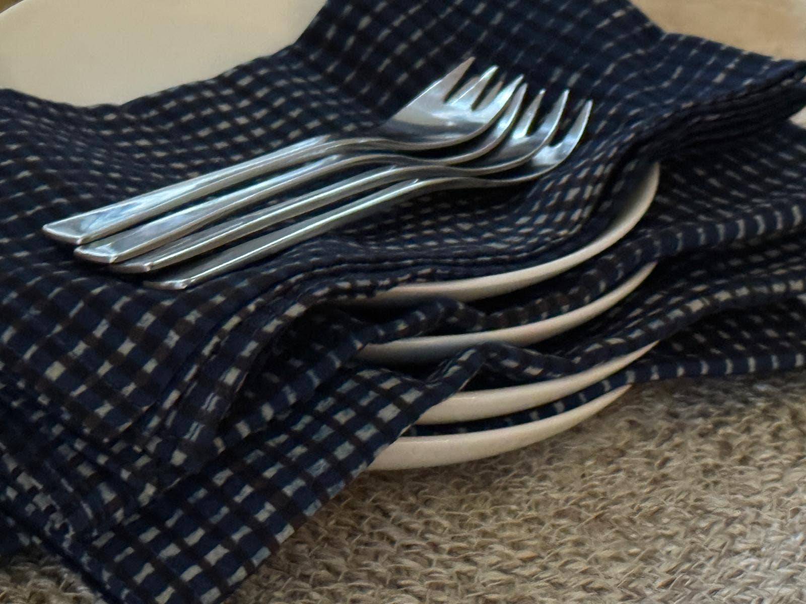 Cotton Table Napkins - City Lights (Set of 4)