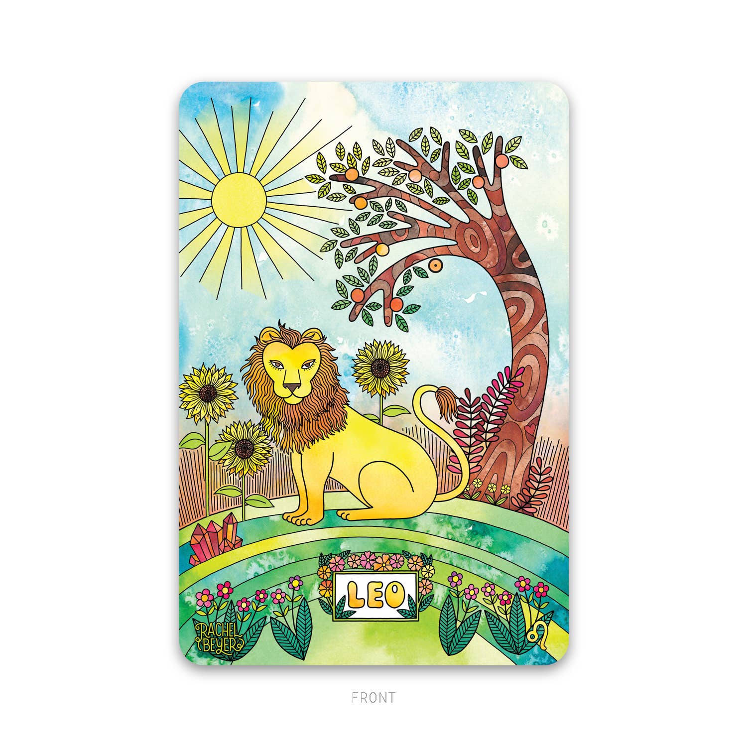 Leo Zodiac Mini Art Print