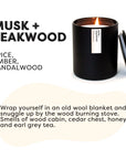 Musk + Teakwood - Matte Black Tumbler Soy Candle