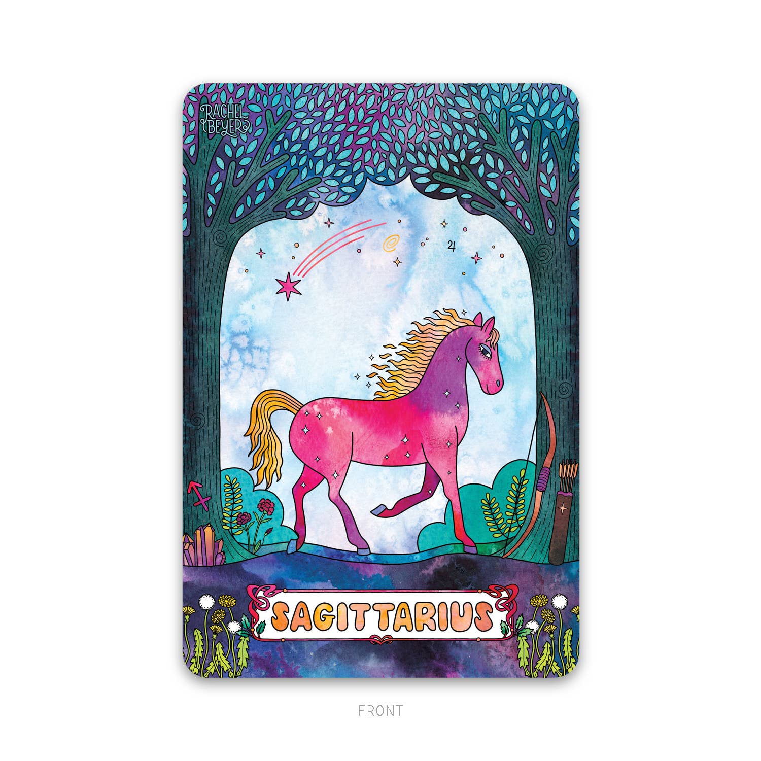 Sagittarius Zodiac Mini Art Print