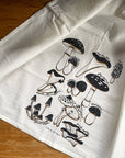 Mushroom Forager Tea Towel | Screenprinted