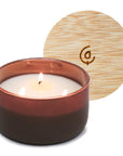 Calyan Wax Co. - Mahogany + Cashmere - Resilience Series 3 Wick Soy Candle