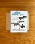 Watercolor Whale Card