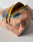 Boxy Toiletries Bag - Peach - Botanically Dyed