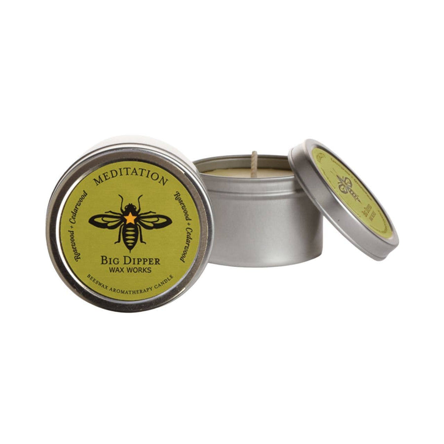 Beeswax Aromatherapy Tins: Single (1.7 oz) / Love (Geranium + Ylang Ylang)