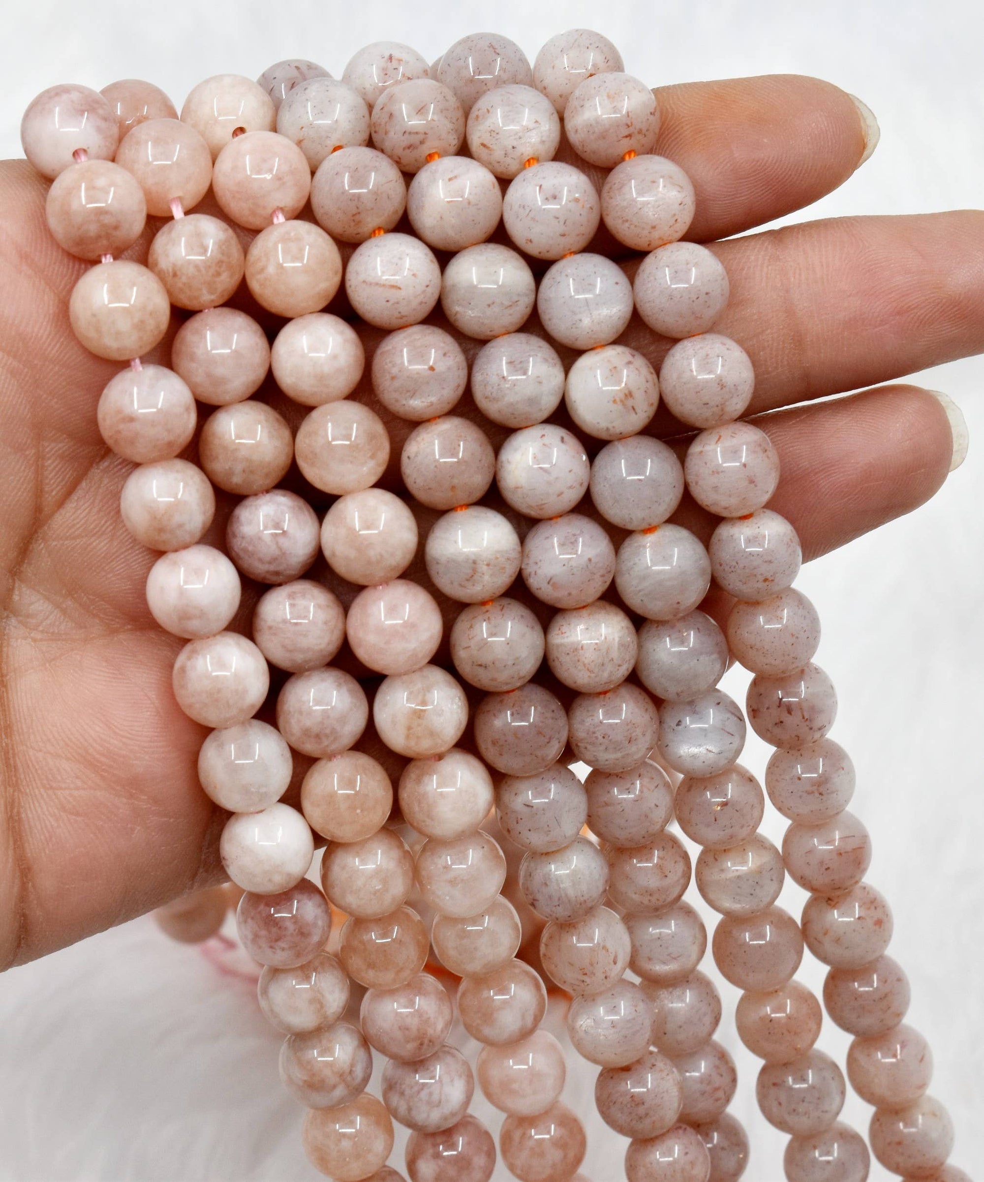 Crystal Jewelry Beads | Sunstone | Healing Gemstone Beads