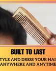 G.B.S Handmade Folding Wooden Hair & Beard Comb