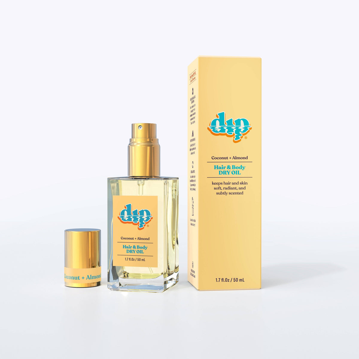 Dip Hair &amp; Body Dry Oil - Coconut &amp; Almond