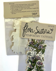 Marcy Ellis - Temporary Tattoo, 2-Pack, Color, Geranium Sister 