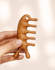 Natural Wooden Scalp Massage Comb  - Gifts For Mom