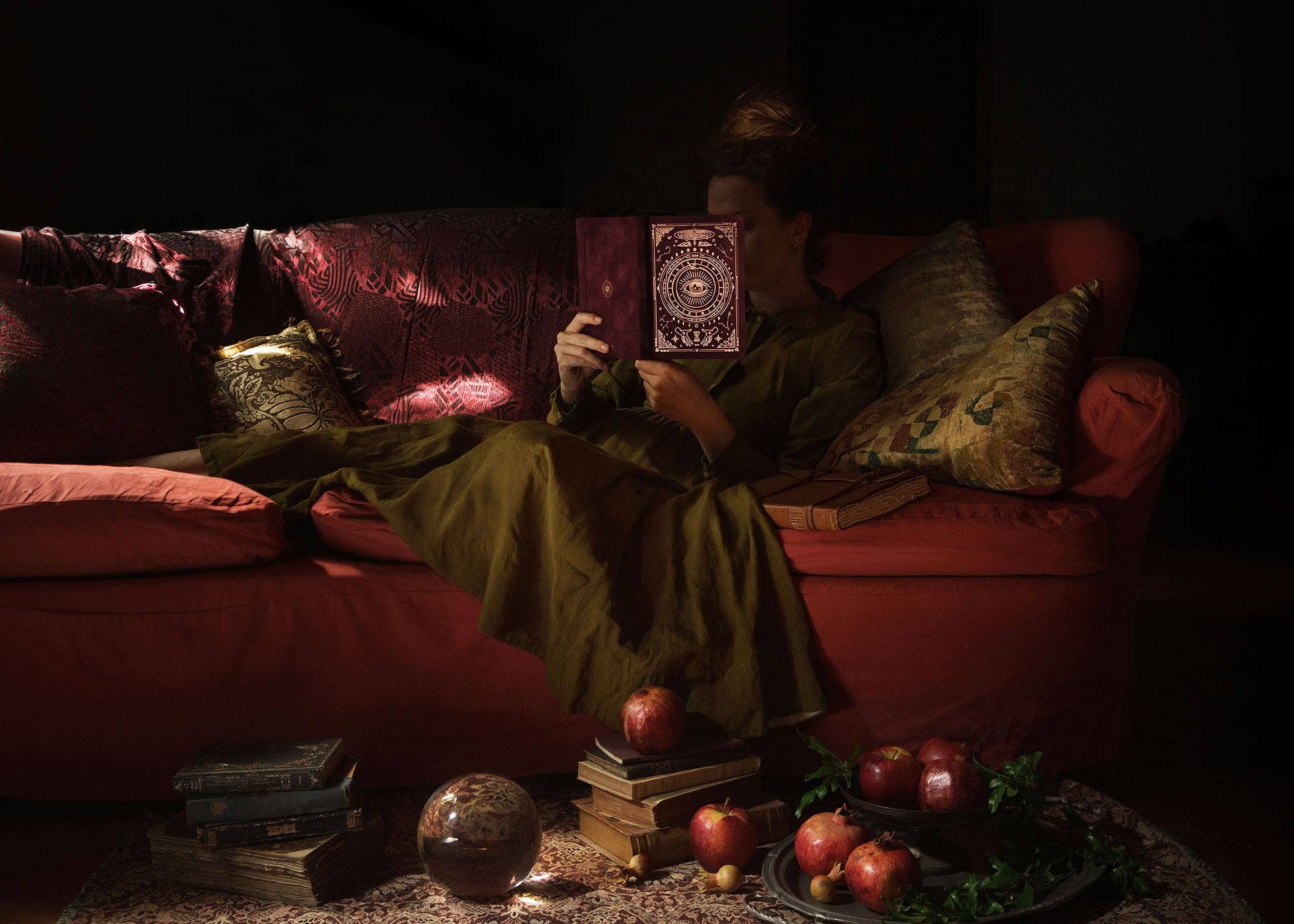 2026 Astrological Almanac &amp; Guidebook - Pomegranate Velvet