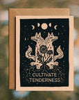 Tenderness– Blank Greeting Card Nature Illustration 
