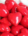 1" Glass Pocket Hearts - Red - Blue - Pink