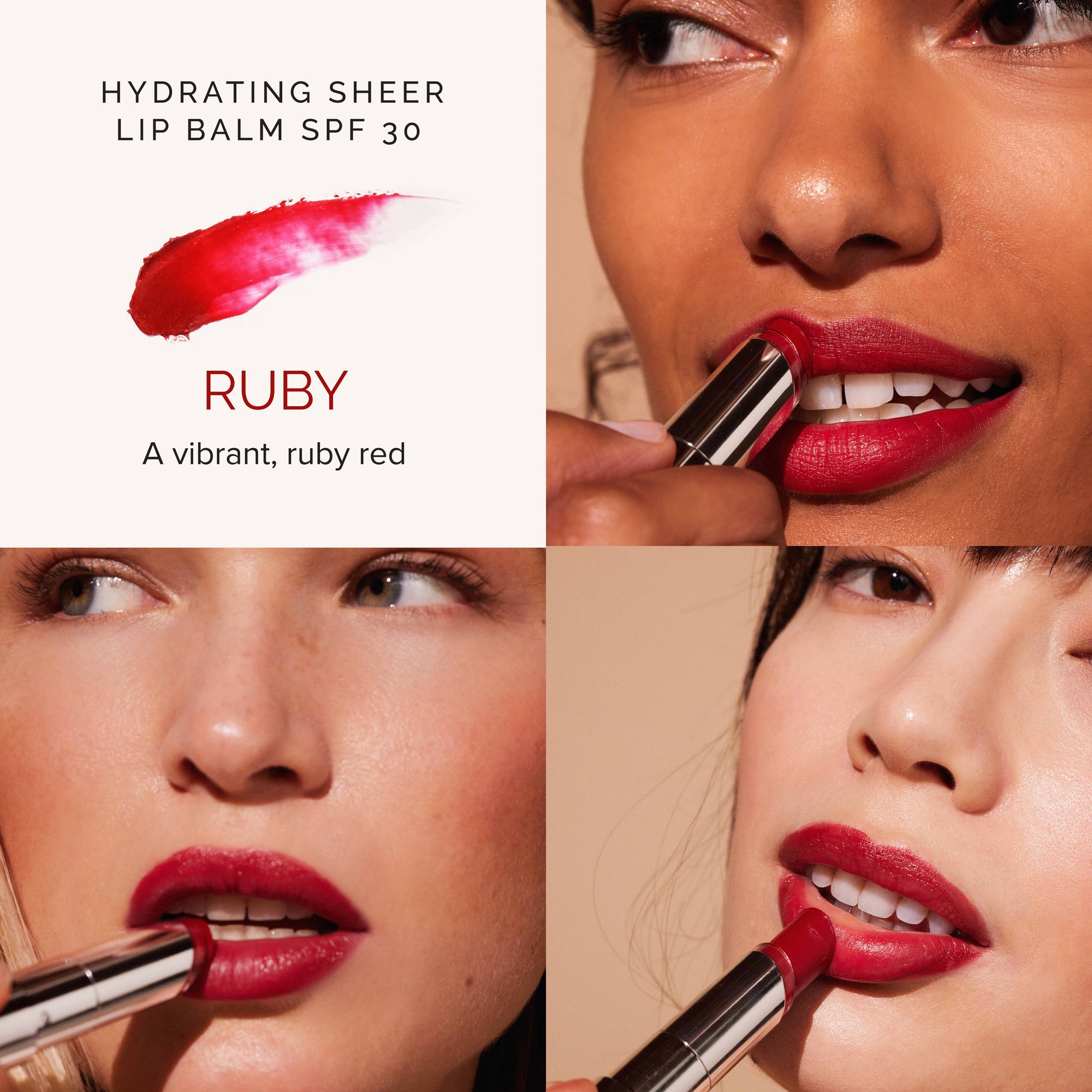 Hydrating Sheer Lip Balm SPF 30 Ruby
