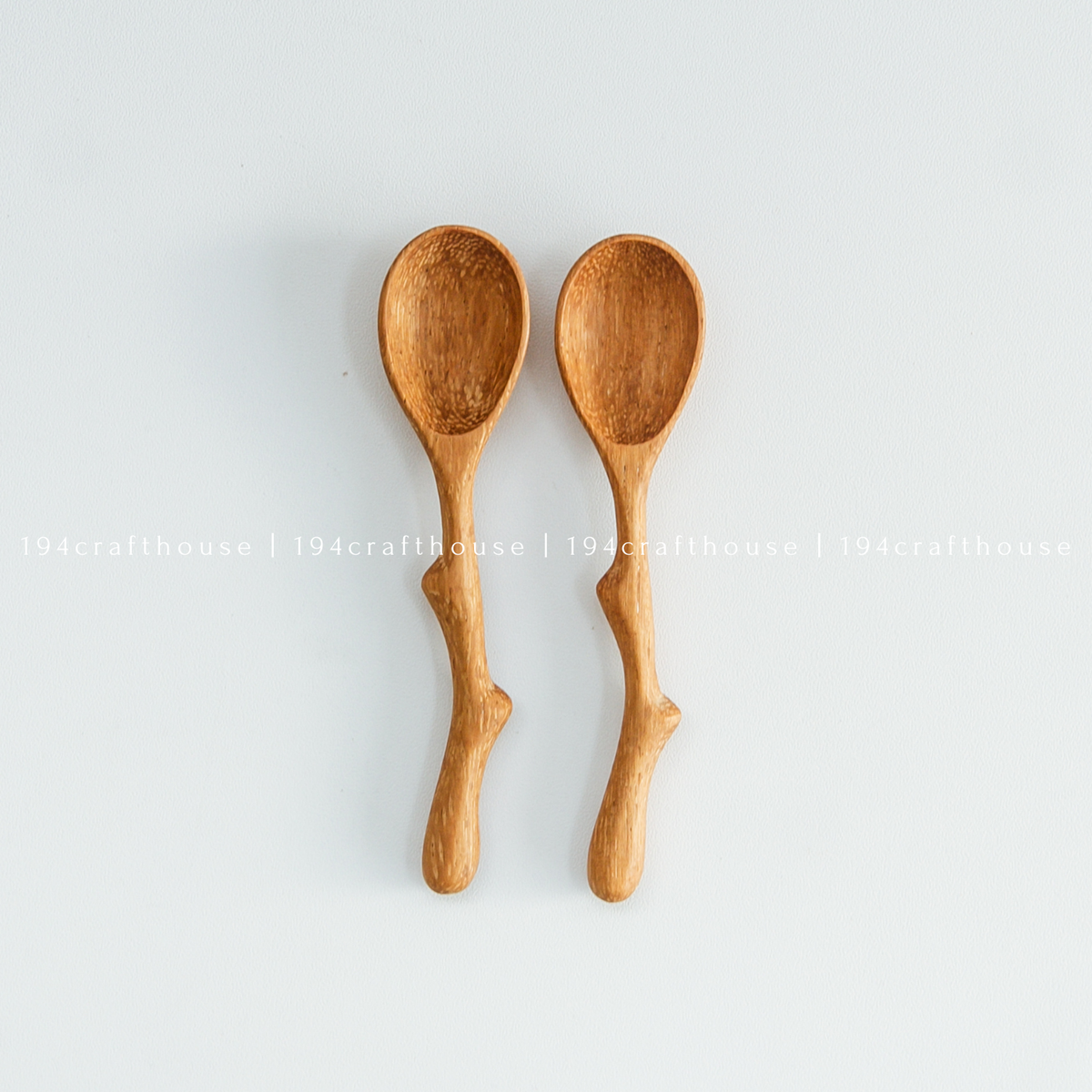 Twig Handle Wooden Spices Small Spoons - Measuring Spoons