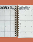 PRE-ORDER | Undated Flexible Planner, Flower Power Cover