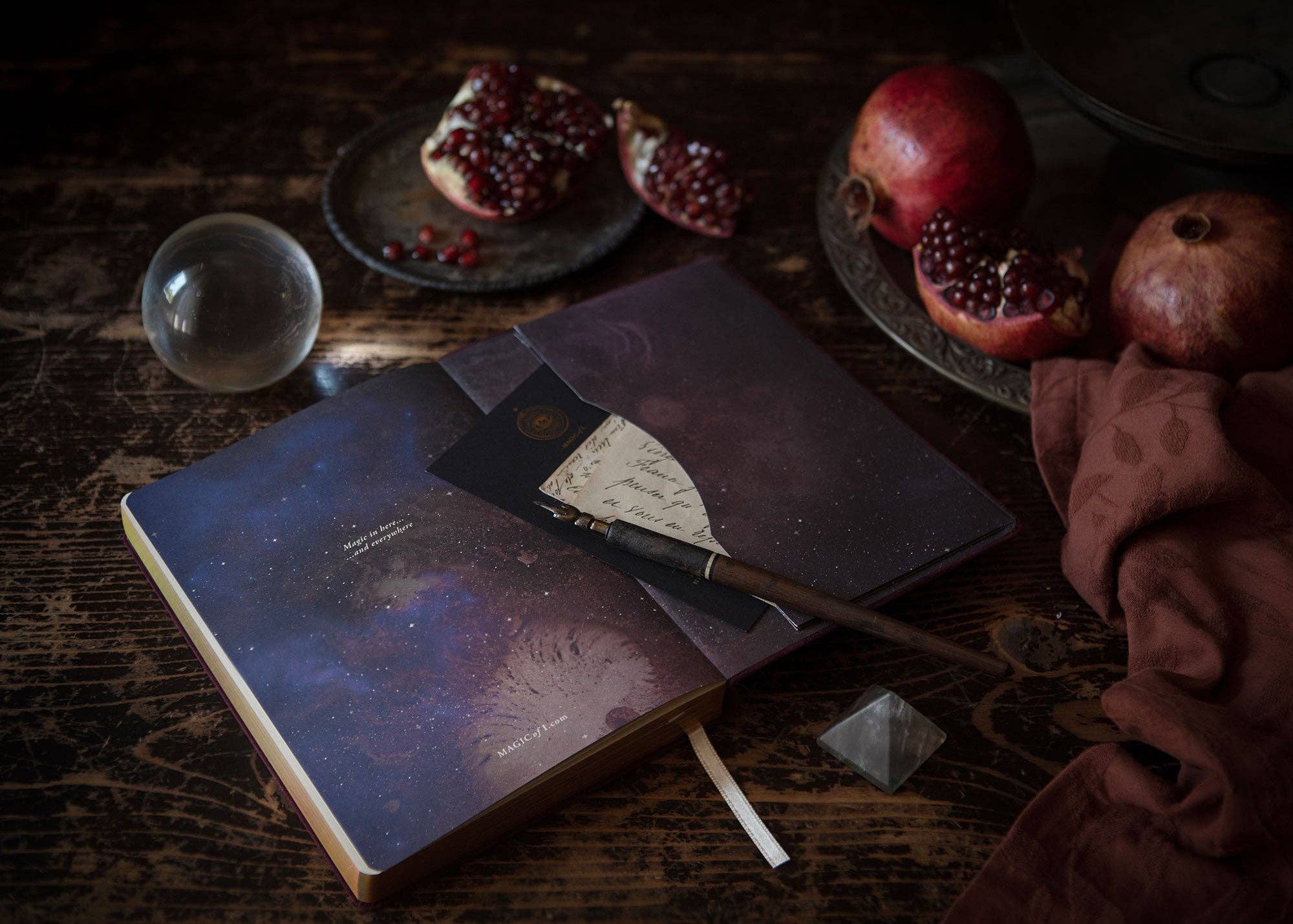 2026 Astrological Almanac &amp; Guidebook - Pomegranate Velvet