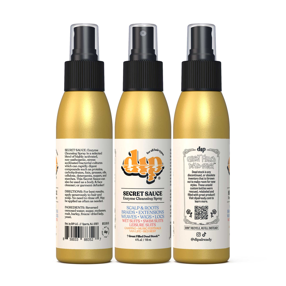 Dip - NEW Dip's Secret Sauce Enzyme Spray: 4 oz