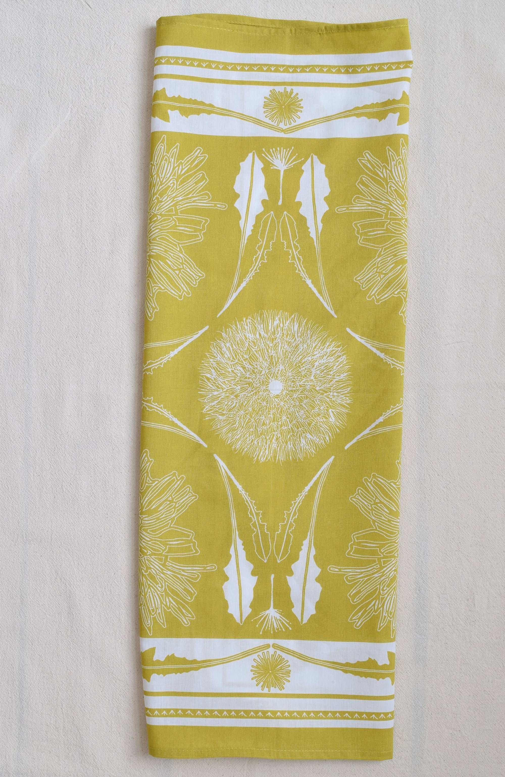 Dandelion Bandana - 100% Cotton - Mustard Yellow - Dandy
