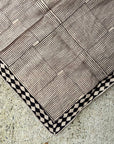Bandana - Inky Doodles in Black & Chai