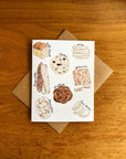 Watercolor Bread of the World Card