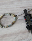 Amazonite Bracelet (Matte) 8mm or 6mm (Crystals & Stones): 6mm