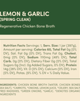 Lemon & Garlic Pasture-Raised Chicken Bone Broth 14oz