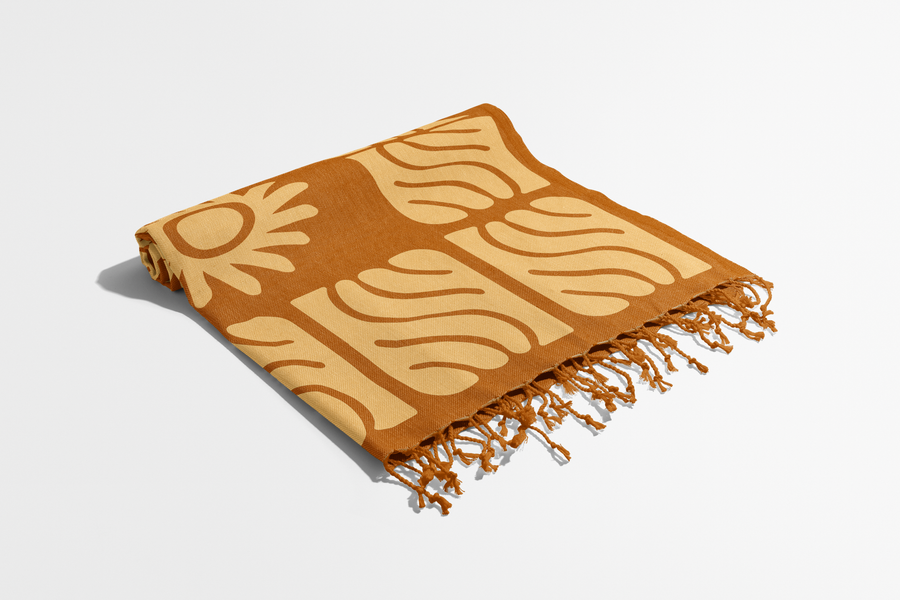 Real Fun, Wow! - 'Elements Of Existence' Turkish Towel • Wrap • Blanket