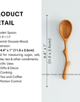 Twig Handle Wooden Spices Small Spoons - Measuring Spoons