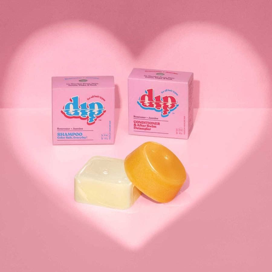 Mini Dip Color Safe Shampoo Bar for Every Day - Rosewater &amp;