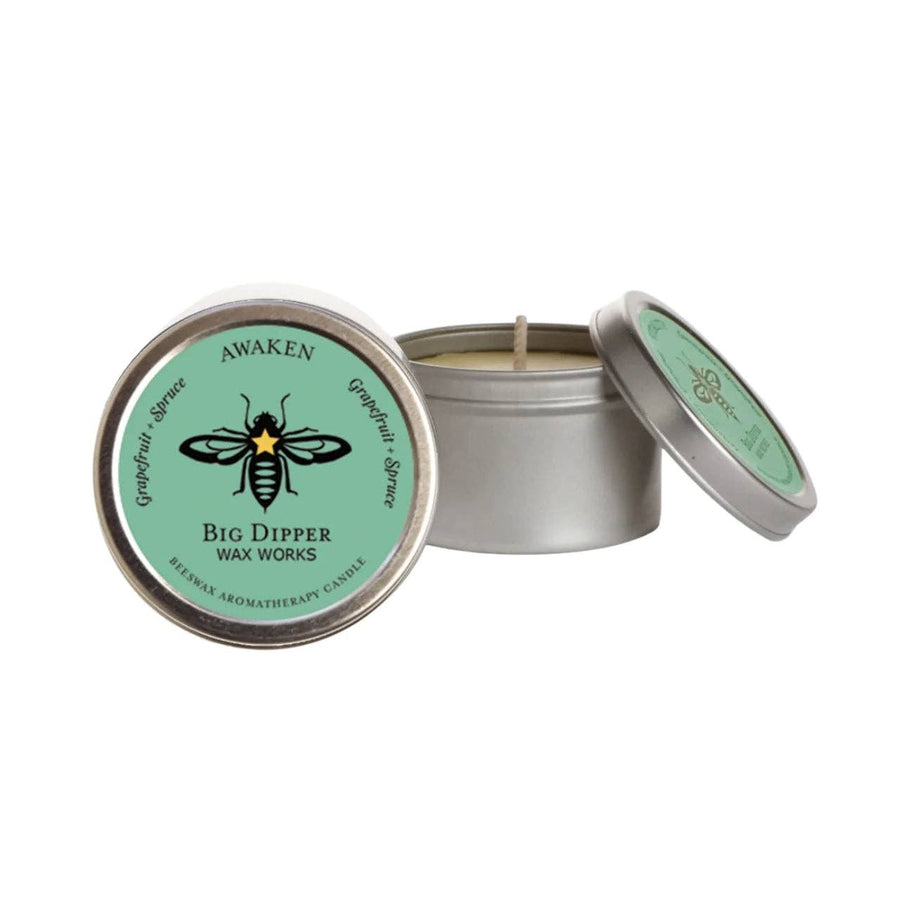 Beeswax Aromatherapy Tins: Single (1.7 oz) / Meditation (Cedarwood + Balsam)