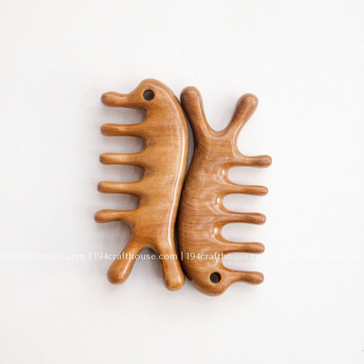 Natural Wooden Scalp Massage Comb  - Gifts For Mom