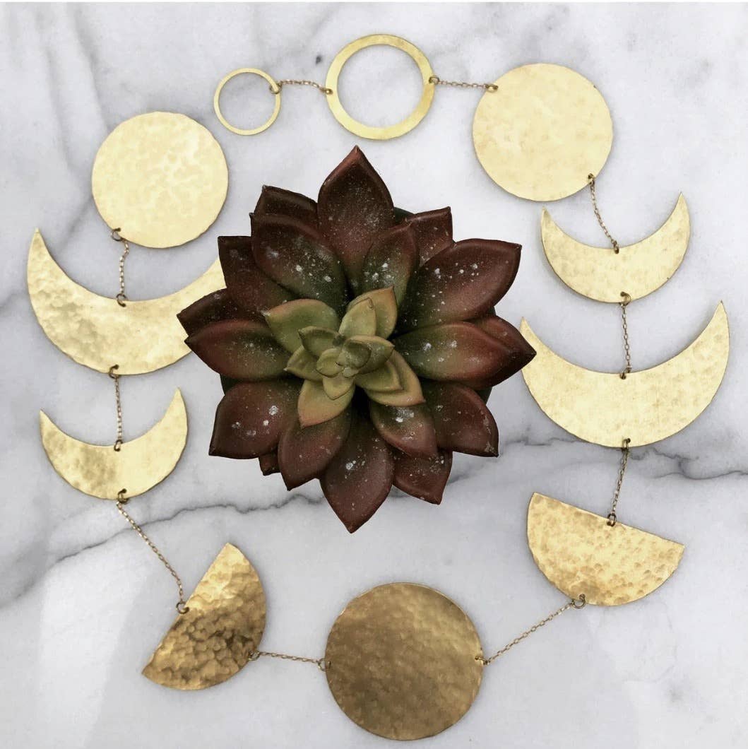 Moon Phases Wall Hanging | Wall Art