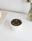 Calyan Wax Co. - Vetiver + Tonka - 3 Wick Ceramic Soy Candle