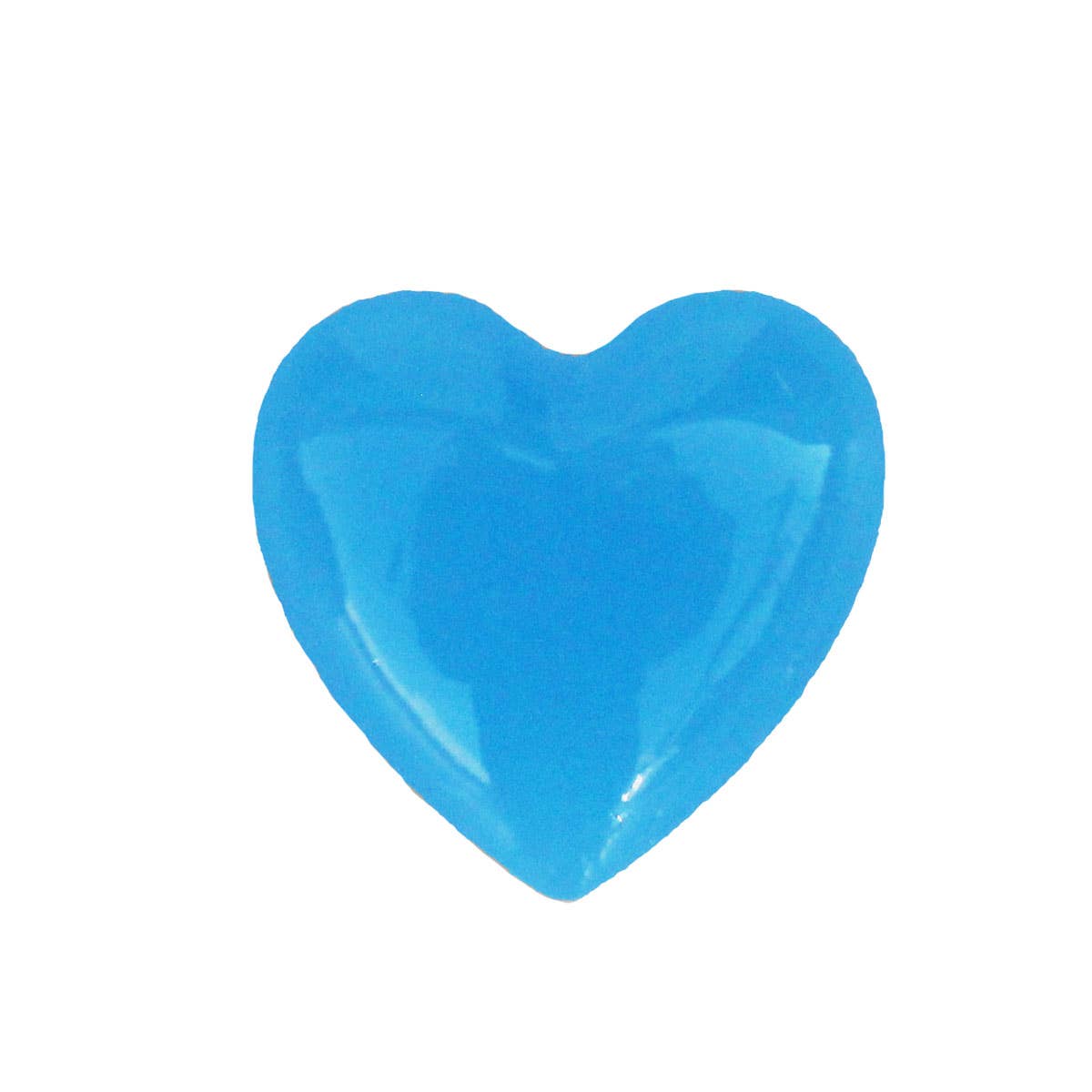 1&quot; Glass Pocket Hearts - Red - Blue - Pink