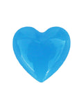 1" Glass Pocket Hearts - Red - Blue - Pink