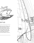 Working Boats Coloring Book: Coloring Book of Life at Sea