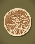 Respect & Protect Nature - Durable & Weatherproof Sticker 