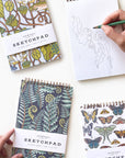 Lotus Pond Spiral Bound Sketchpad