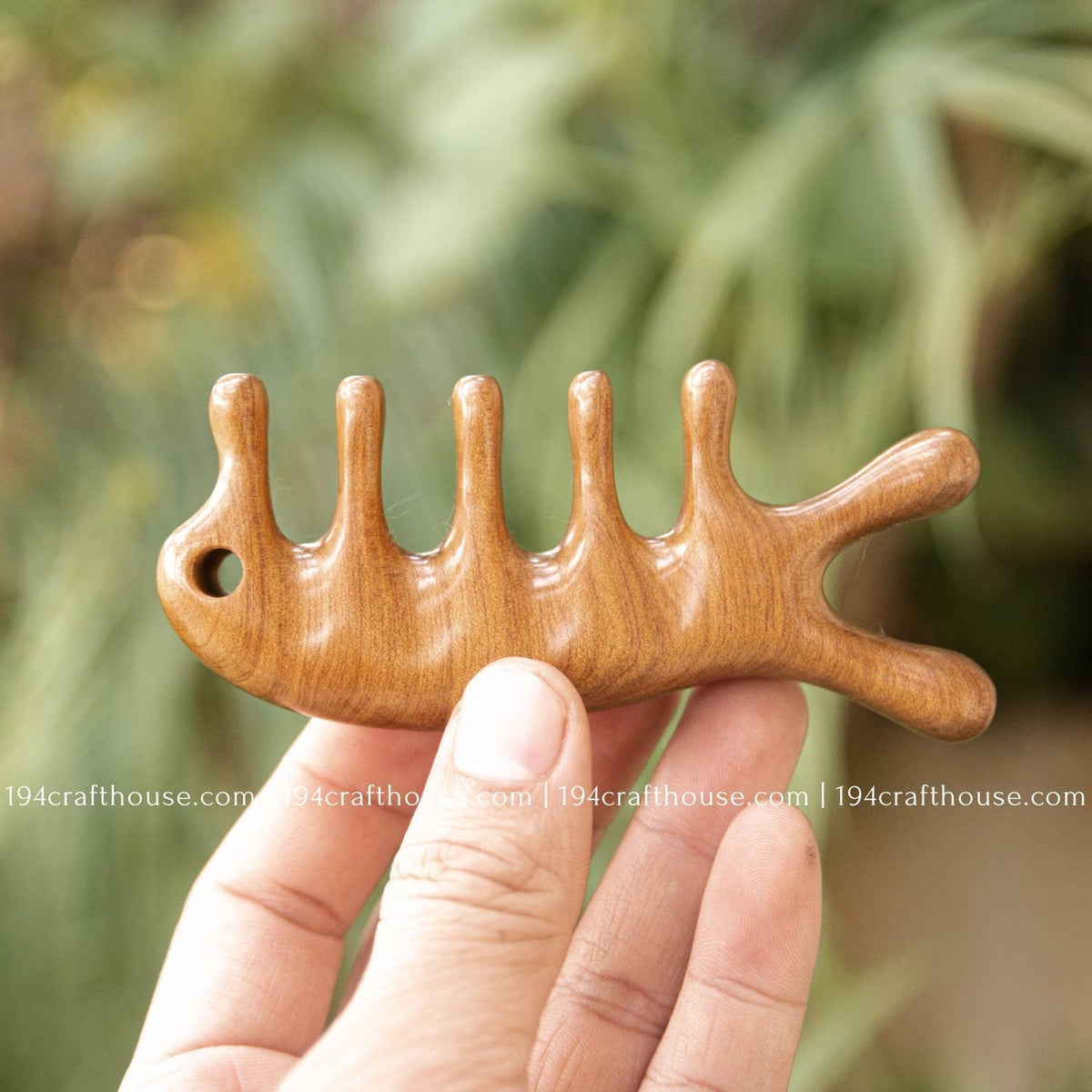 Natural Wooden Scalp Massage Comb  - Gifts For Mom